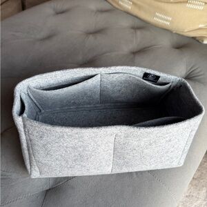 Alma PM Gray Felt Bag Organizer Liner Zoomoni